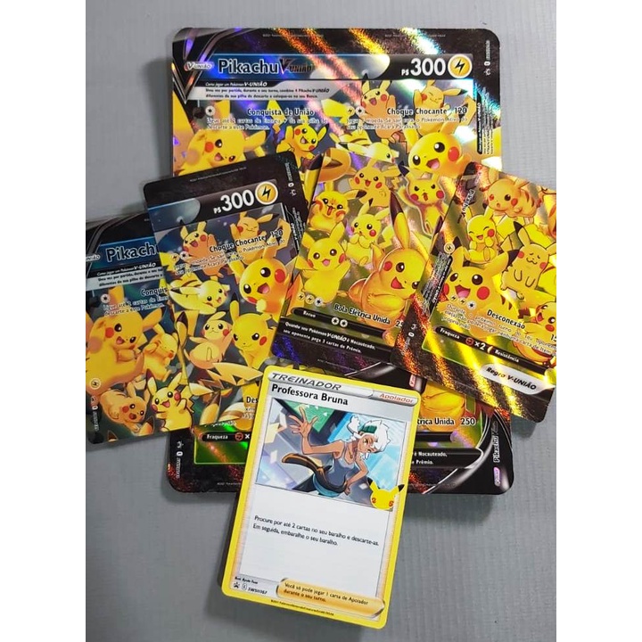 Pikachu (58/102) - Carta Gigante Pokemon / Oversize - Celebrações