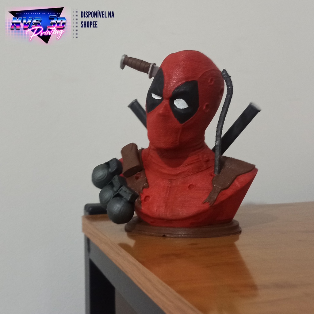 Busto - Marvel - Deadpool - Wade Wilson | Shopee Brasil