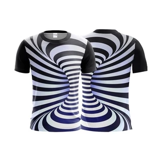 Camisetas Ilusão de Ótica 3D Totalmente Estampada DryFit Novidade