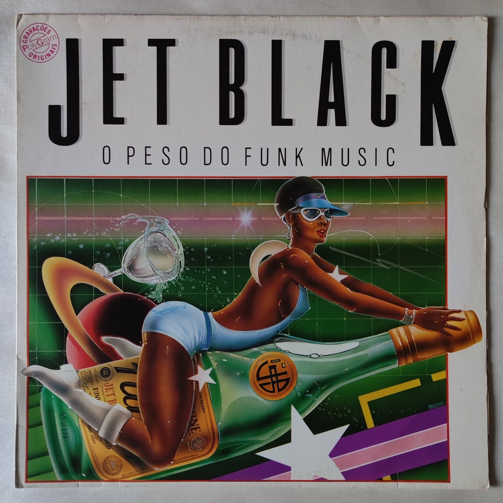 DISCO DE VINIL LP - VÁRIOS – JET BLACK - O PESO DO FUNK MUSIC (1986)