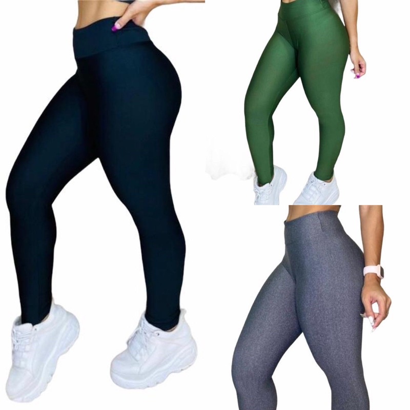 Kit com 2 Leggings Basic Suplex - Compre Agora