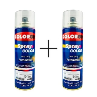 Tinta Spray Automotiva Na Cor Do Seu Carro 300ml + Spray Verniz 300ml em Oferta na Shopee