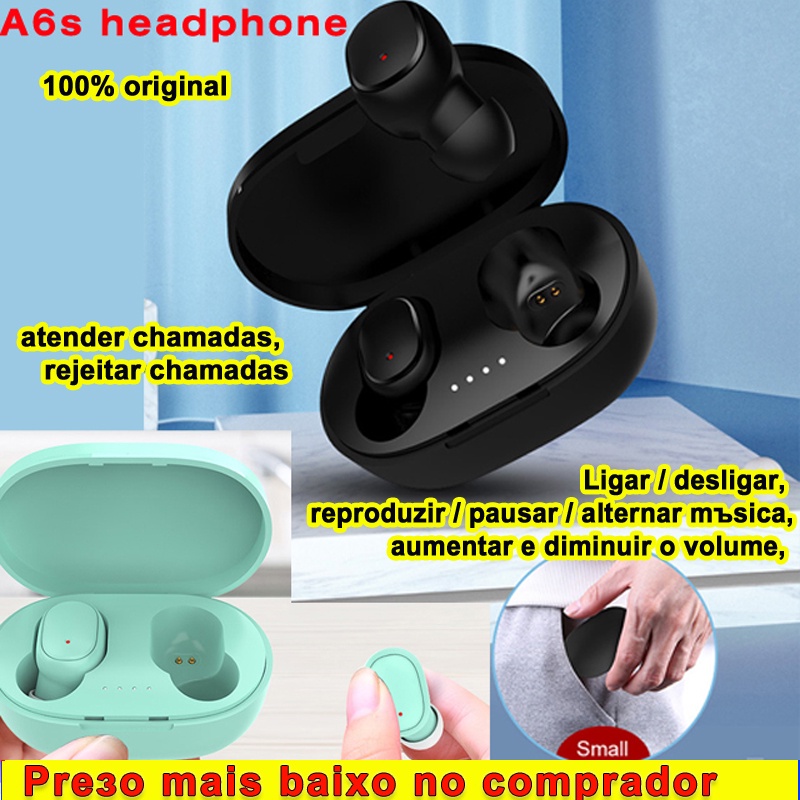 O Fone De Ouvido Mini Bluetooth Sem Fio A S Pro Original Prova D Gua Shopee Brasil