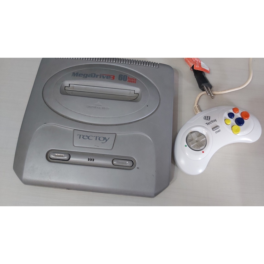Mega Drive 1 Controle Tectoy - 22 Jogos na Memória - Mega Drive - Magazine  Luiza