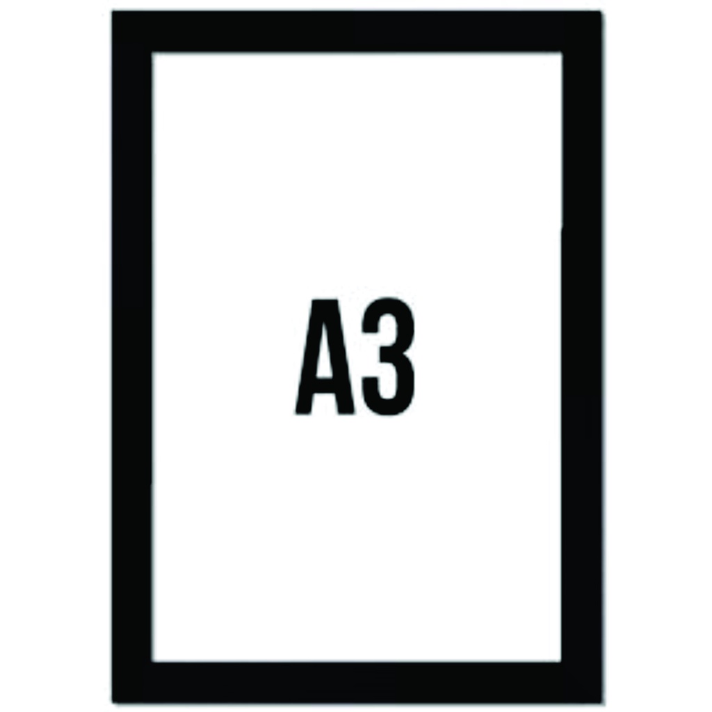 Kit com 05 Aros de Molduras para Quadros Decorativos Tamanho A3 30x42cm Sem MDF