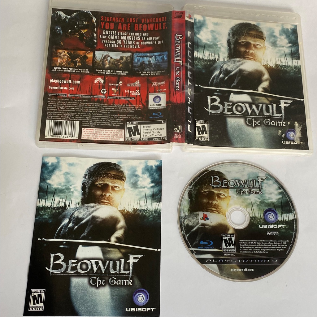 Juego De Ps3 Beowulf The Game, Físico Y Usado