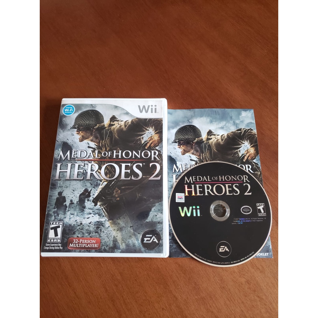 Jogo Medal of Honor Heros 2 Nintendo Wii (seminovo) Shopee Brasil