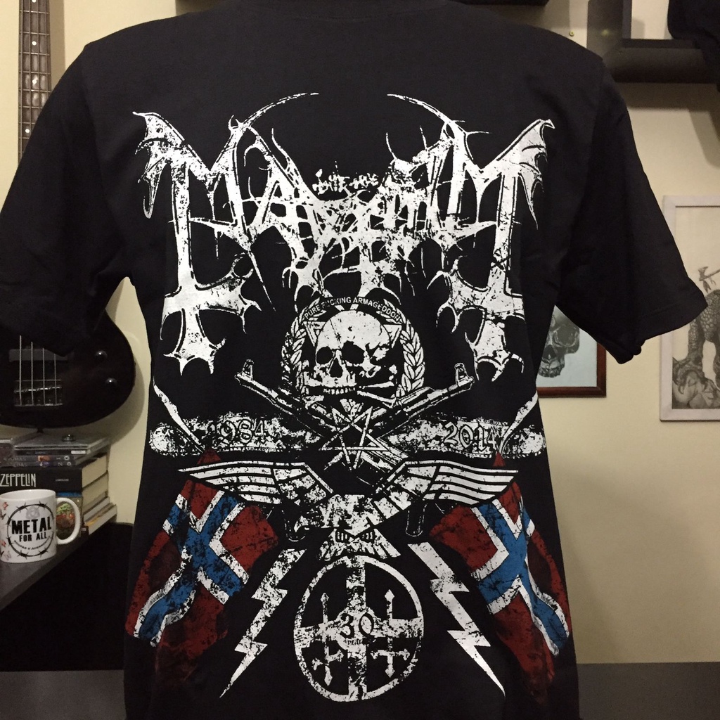 Camiseta Mayhem Norway | Shopee Brasil