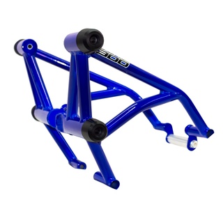 Stunt Race Original Protetor de Motor e Carenagem Xre 300 Azul Metalico