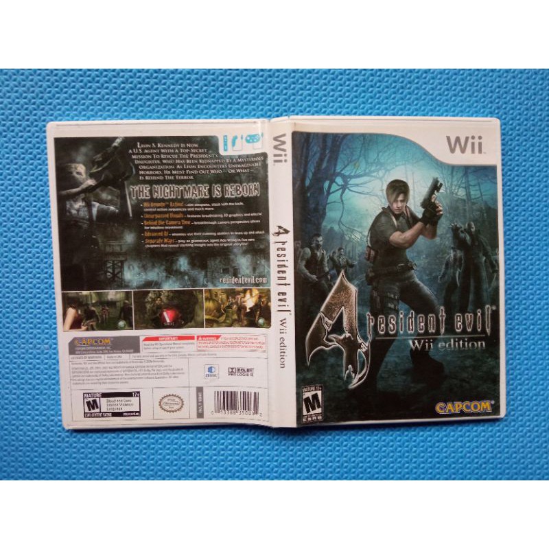 Resident Evil 4 Wii Edition Original jogo Nintendo Wii Shopee Brasil