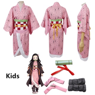 Compre Anime demônio slayer kimetsu não yaiba agatsuma zenitsu cosplay  traje feminino quimono uniforme halloween roupas de festa de natal