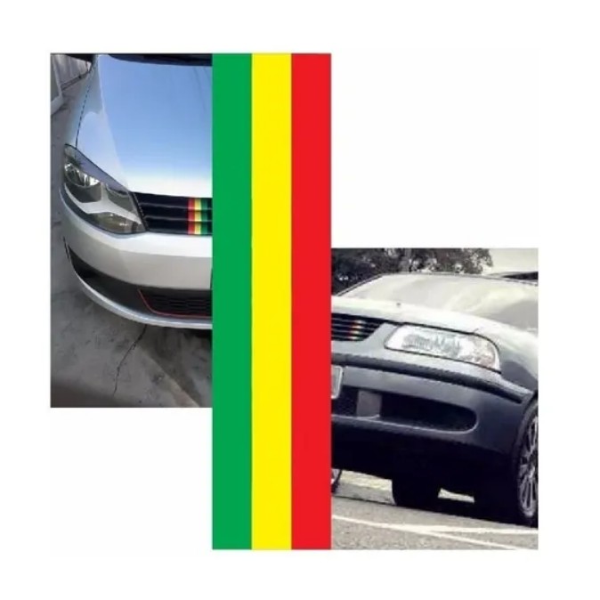 Adesivos para Carro, Bandeira, Faixa, Para Grade Reggae