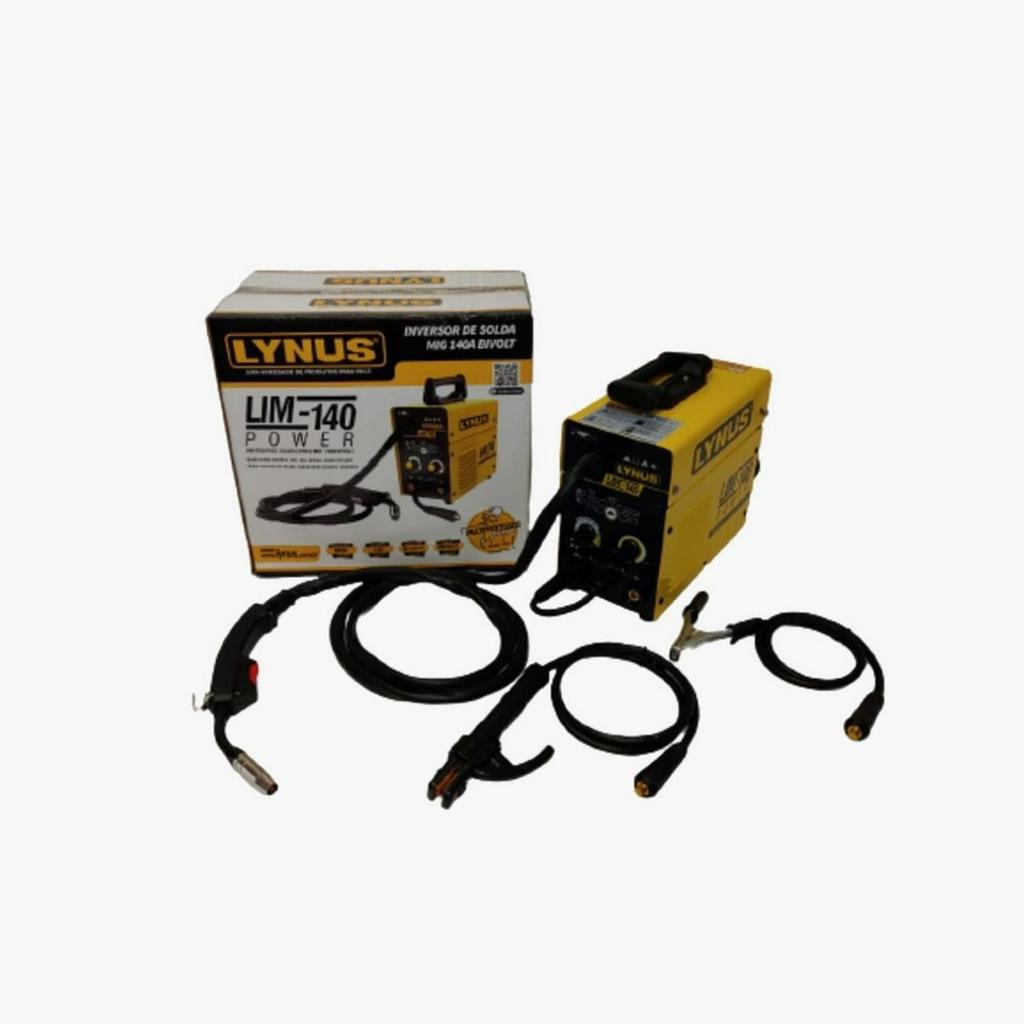 Maquina de solda Inversor de Solda 3 em 1 MIG 140A BIVOLT - Lynus ...