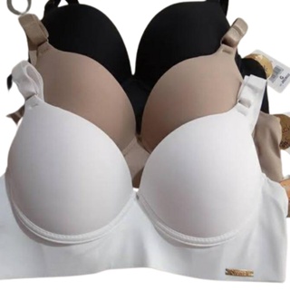 Sutiã Básico kit c/3 Reforçado de Microfibra Com Bojo - Lingerie Promoção  em Promoção na Shopee Brasil 2024