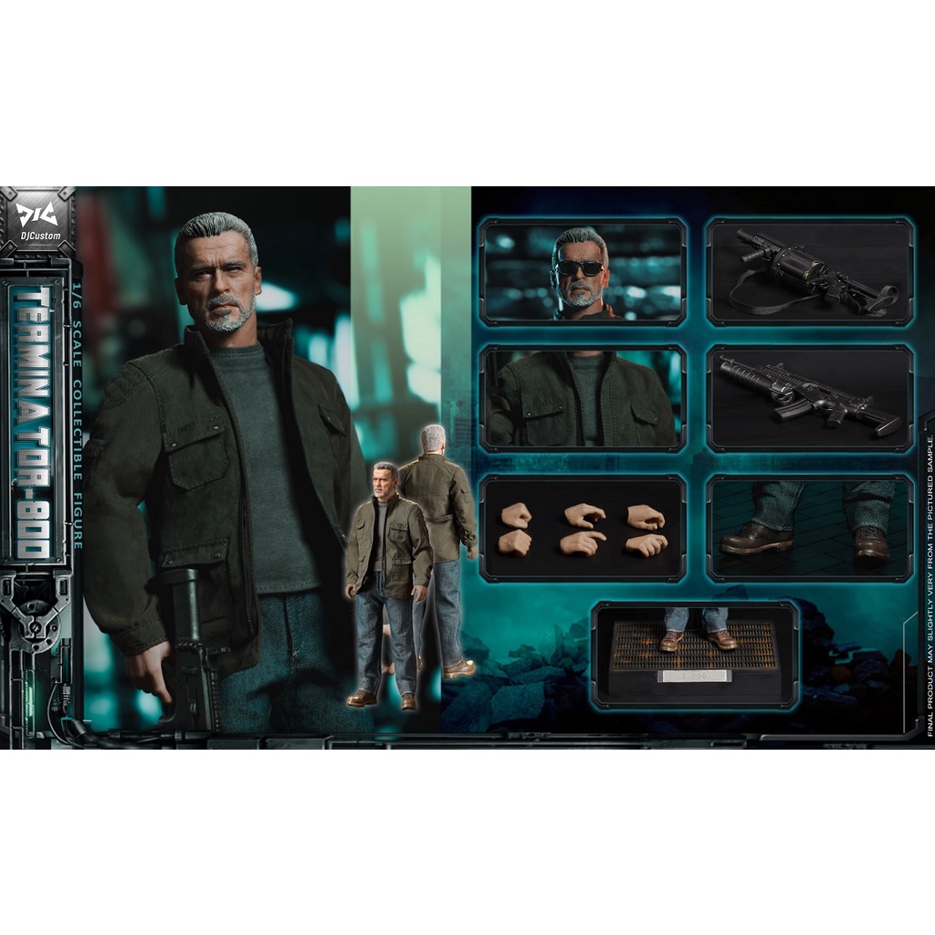 Dj-Custom 1/6 Terminator 800 | Shopee Brasil