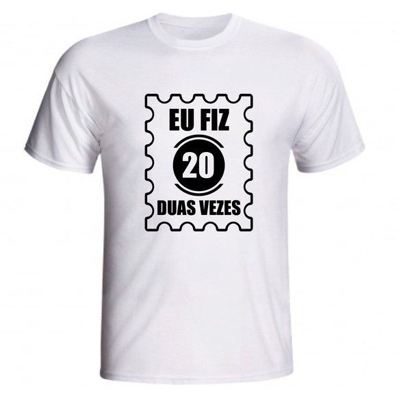 Camiseta Aniversário 30 anos de gostosura - Flork Meme Boneco de Palito -  Festa ZLprint