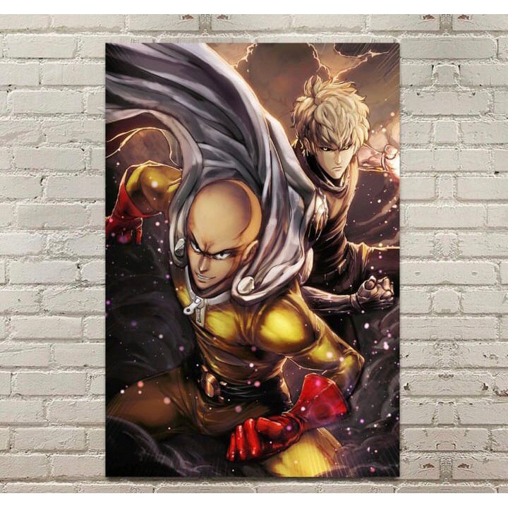 Quadros decorativo anime one punch man capítulo 166 mdf