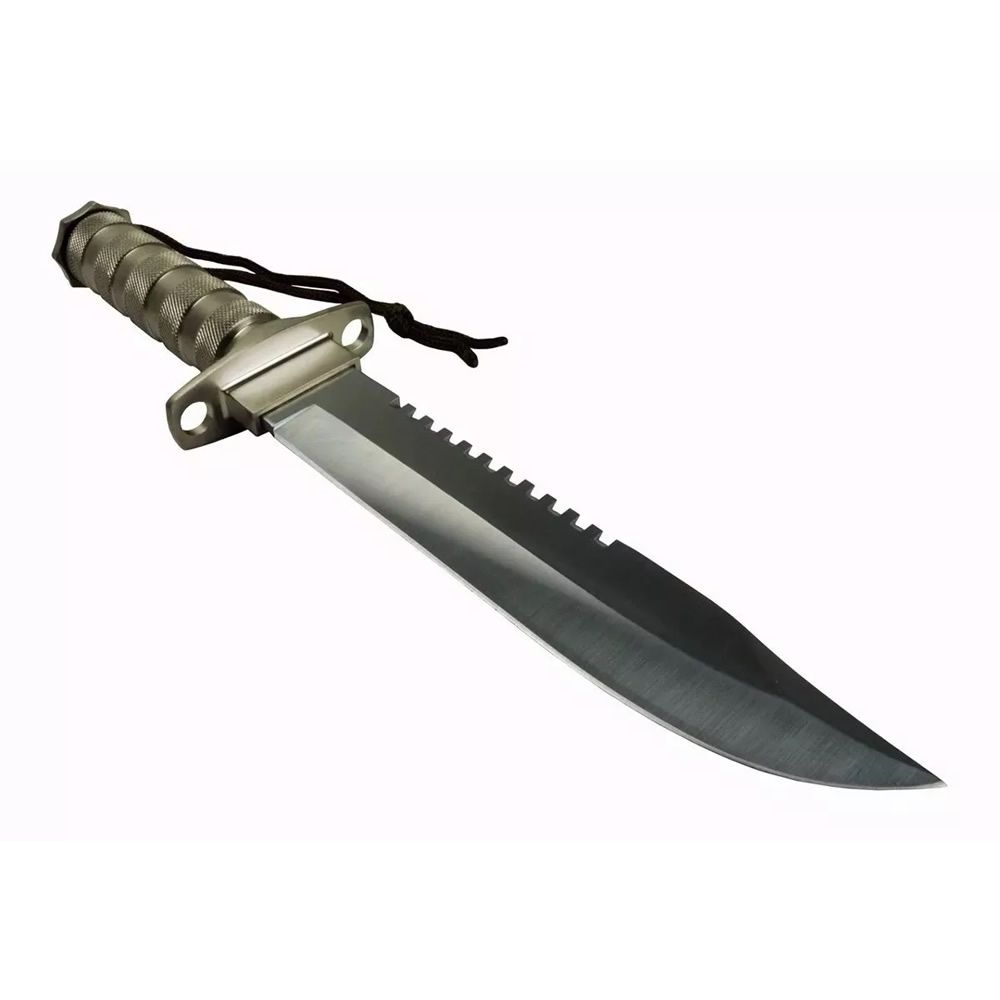 Facão Militar Rambo Inox Tático Sobrevivência