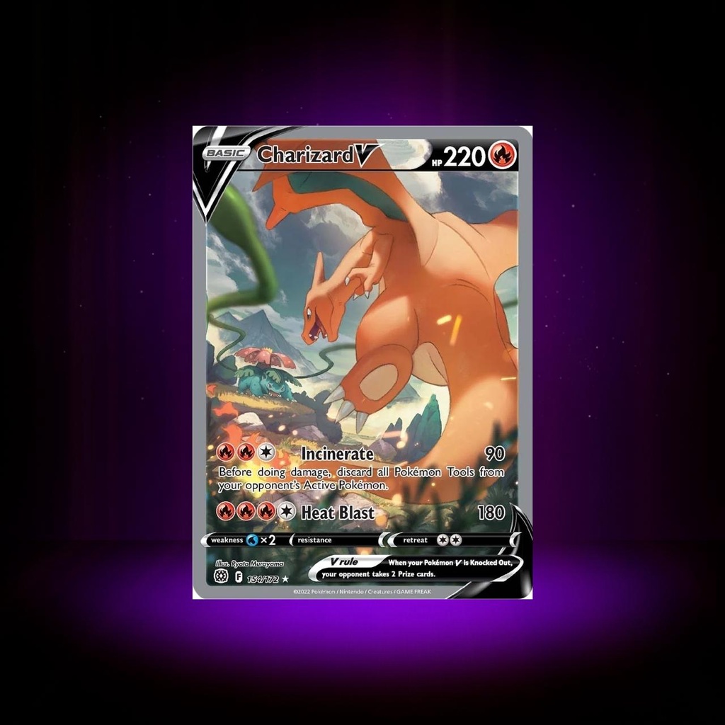 Carta Pokemon Charizard V Português 19/189 Card Original Copag