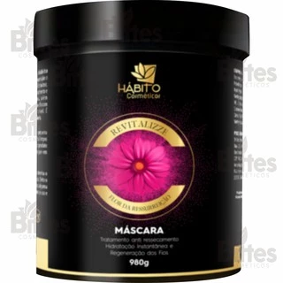 Máscara Revitalizze Hábito Cosméticos hidratação capilar