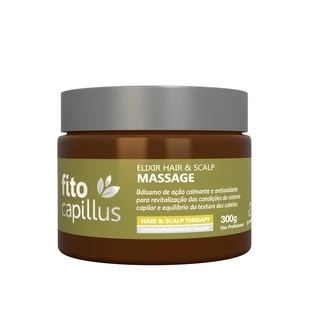 Máscara Capilar Grandha Fito Capillus Herbal Elixir Hair Scalp Massage 300g contra Feridas do Couro Cabeludo