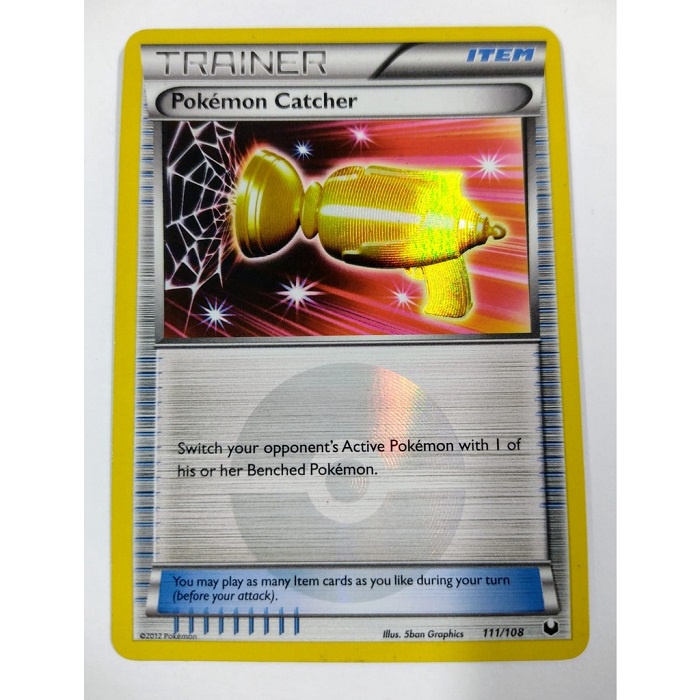 Pokémon Catcher (111/108) - Carta avulsa de Pokémon (Slightly Played (SP)) Secret Rare