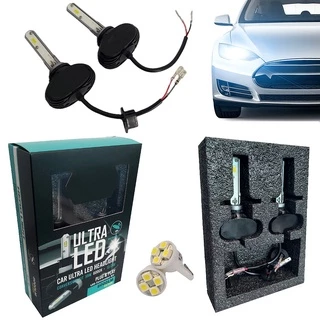 Kit Lâmpada Super Ultra Led 55w 12v/24v 6000k 8200 Lumens H1