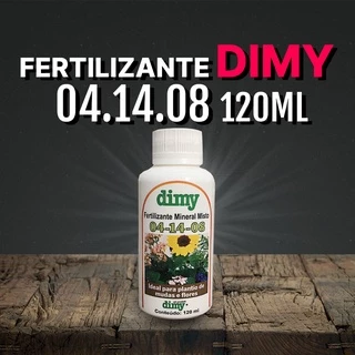 Fertilizante 04.14.08 Dimy 120ml - Ideal para plantio de mudas e flores