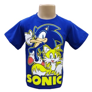 Camiseta Sonic Infantil Camisa Fantasia Algodão - PERSONALIZADA - Camiseta  Infantil - Magazine Luiza