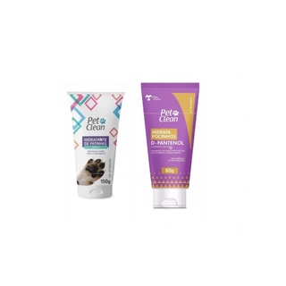 Kit Hidratantes Pet Focinho + Patinha Coxins Cão Cachorro Gato
