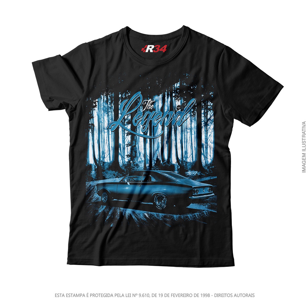 Camiseta Rota34 Chevrolet Opala A Lenda