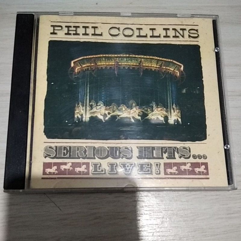 CD Phil Collins serious hits live Shopee Brasil