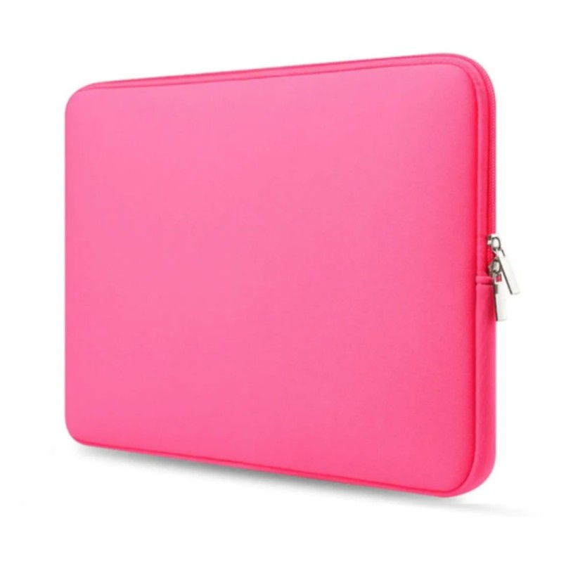 Capa Case Neoprene Slim Premium Cor Rosa Pink Para Notebook HP/ Dell ...