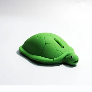 Silent 2.4Ghz Mouse Sem Fio Ergonômico Mini Office 3D USB Optical Criativo Lovely Green Cartoon Animal Tortoise Para Jogos De Computador Mudo Crianças Gift