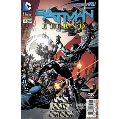 Batman Eterno n°8 Inimigo Público Número Um (capa c/ avaria)
