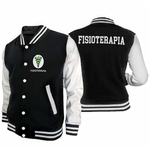 Jaqueta Casaco Fisioterapia Masculina College Moletom Blusa de Frio