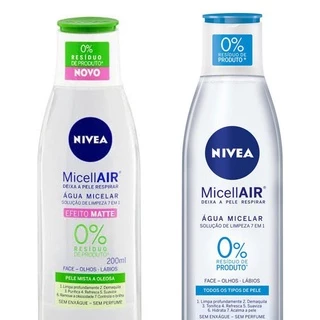 Água micelar 7 em 1 0% Resíduo de produto 200ml - Nivea