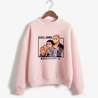 Moletom Gola Redonda Unissex Algodão Anime Tokyo Revengers