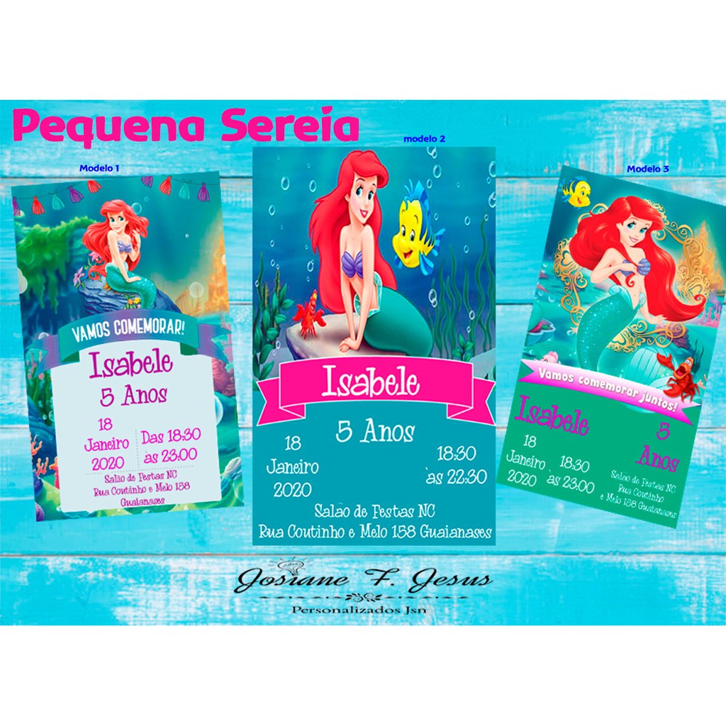 Convite Infantil de Aniversário 50 unidades tamanho 10x6 cm sem ...