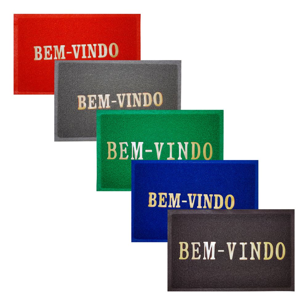 Tapete Bem Vindo Capacho De Entrada Cores Diversas X Cm Shopee Brasil