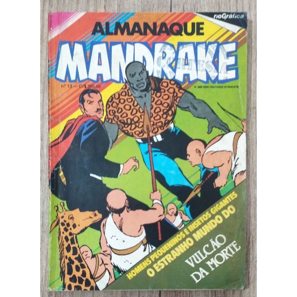 Almanaque do Mandrake 2ª Série - n° 1/Rge