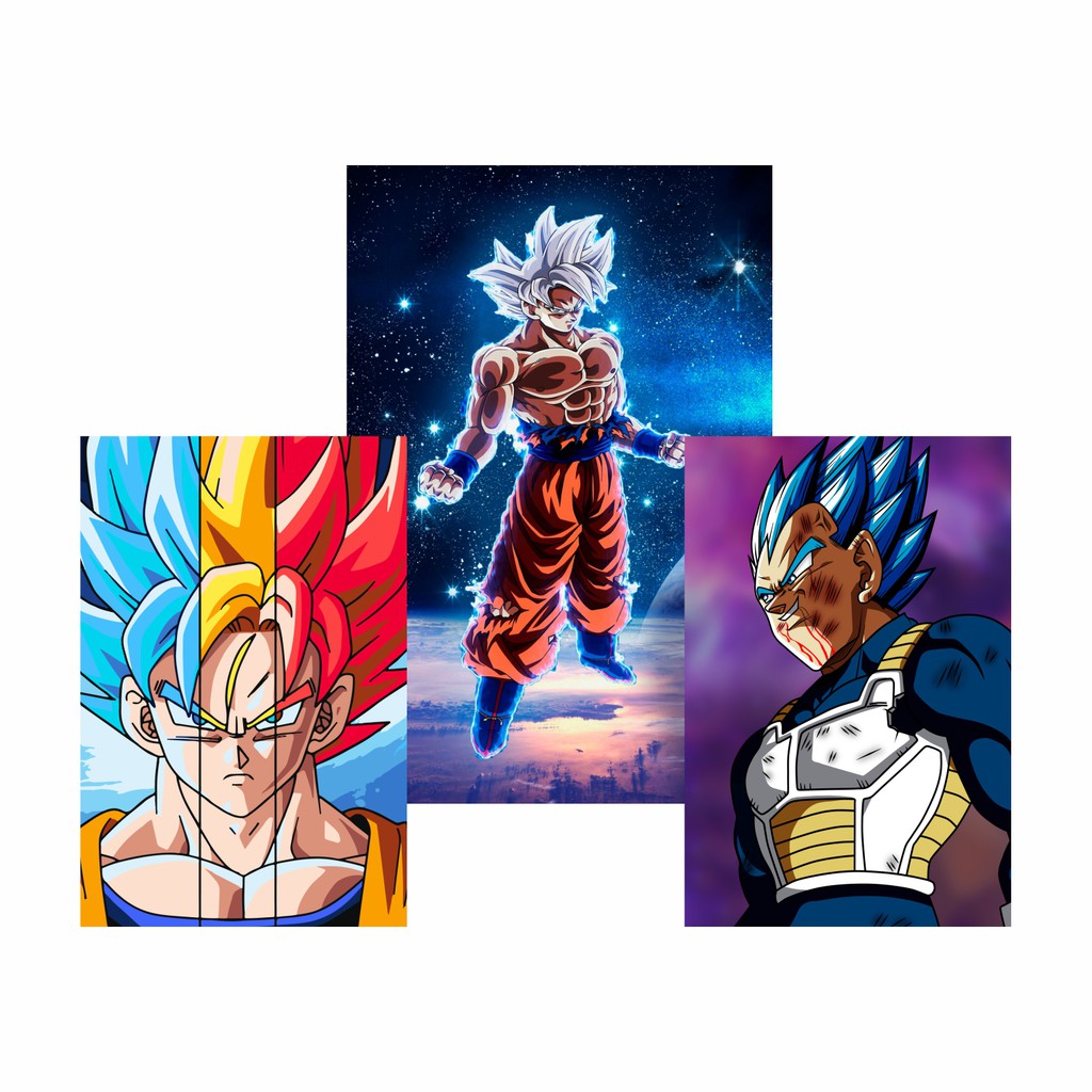 Quadro Decorativo de Dragon Ball - Anime - Goku - Desenho