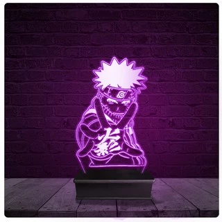 Luminária e Abajur Acrílico Led - Naruto 5