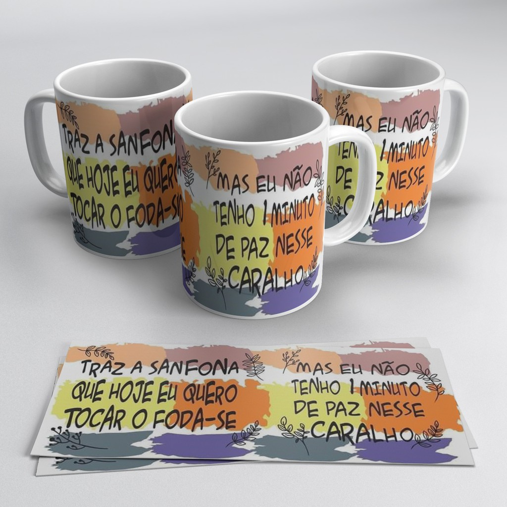 Caneca personalizada modelos divertidos com frases meme, Magalu Empresas