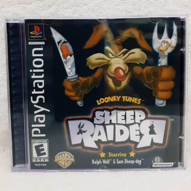 LOONEY TUNES SHEEP RAIDER JOGO REPRÔ PARA PLAYSTATION 1