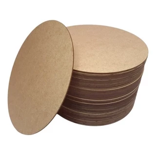 Kit com 40 bases de Sousplat para Mesas Postas em MDF Premium 7.5- 25cm de Diâmetro