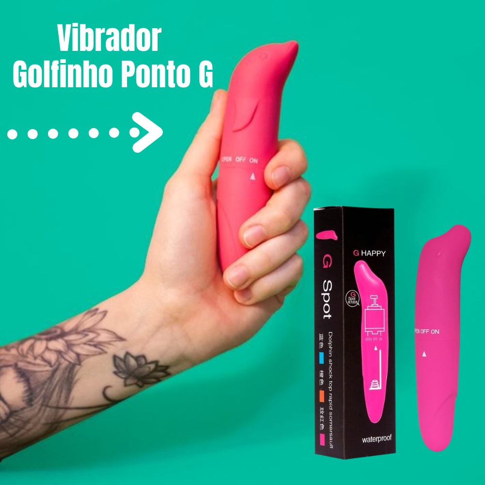 Vibradores Femininos Sexual Vibrador Golfinho Ponto G | Vibrador Clitóris  de Bolsa | Envio Rápido + Brinde Especial