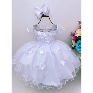 Vestido de batizado para best sale criança de 5 anos