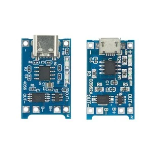 Placa de carregamento tp4056/USB 5v 1a Bateria 18650