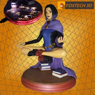 Action Figure Ravena Meditando Jovens Titans